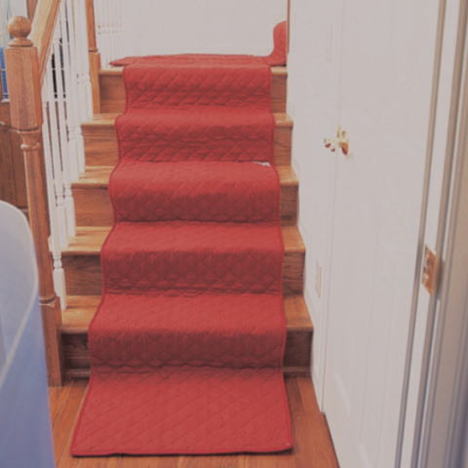 滑り止め 養生クッションマルチマット 2枚セット 70cm×180cm ハイグリップマット70 ノンスリップマット 国産 日本製 赤あて布団 フローリング 階段 廊下 養生 保護
