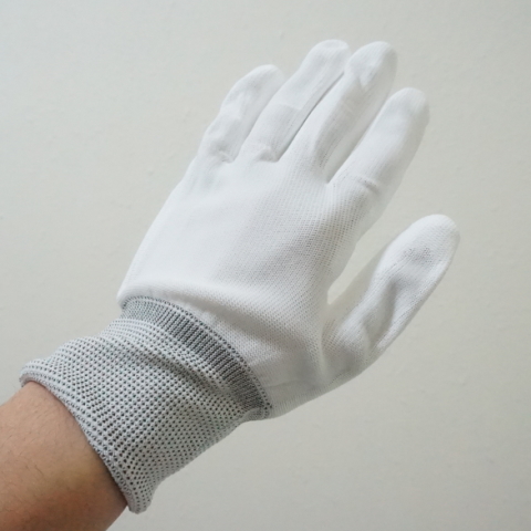 ウレタン背抜き手袋 10双入×10袋(100双セット) PUコーティング手袋 使い捨ての品質管理、精密作業用PU手袋です！ PUフィットパーム手袋 SS (XS) サイズ対応