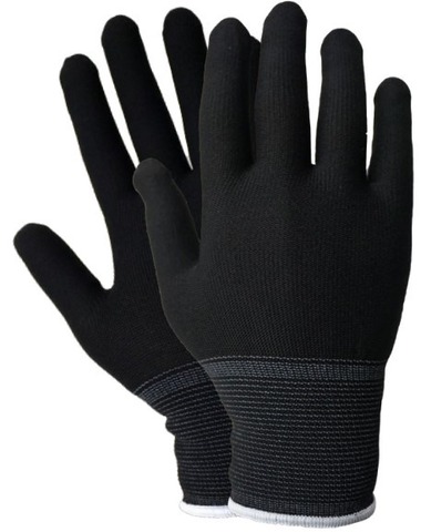 下履き白手袋10双入12袋（120双）黒もあります 使い捨て簡易保護手袋 ポリエステル まとめ買い