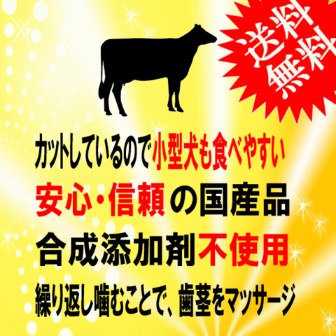 国産 牛 アキレス カット 送料無料 犬用 おやつ