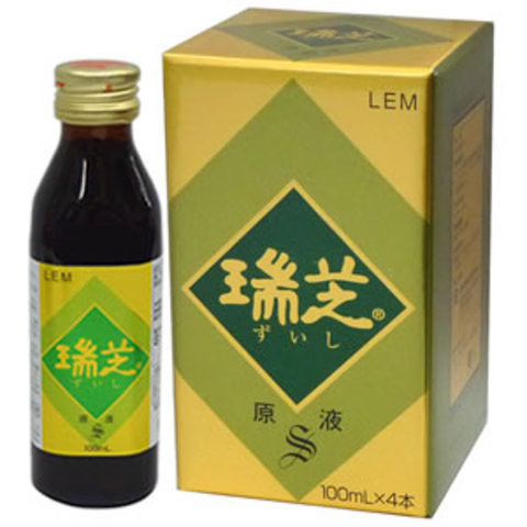 LEM 瑞芝(ずいし)原液100ml✕４本　２箱セット(合計８本) 瑞芝（ずいし）原液S(100mL×4本入) ＜ マルアイドラッグ
