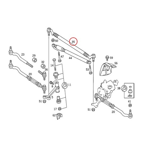 ベンツ ドラッグリンク