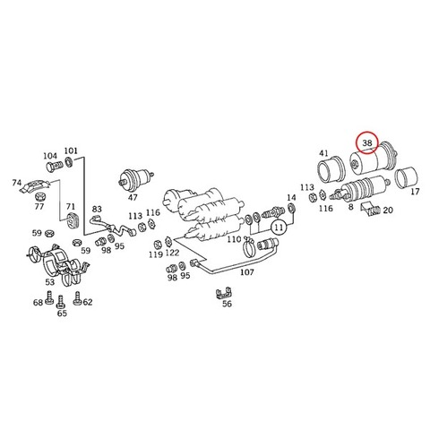 ベンツ 燃料フィルター