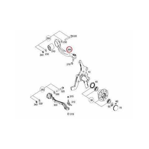 ベンツ フロント ラジアスアーム ＜ ベンツパーツ専門プロテックオート