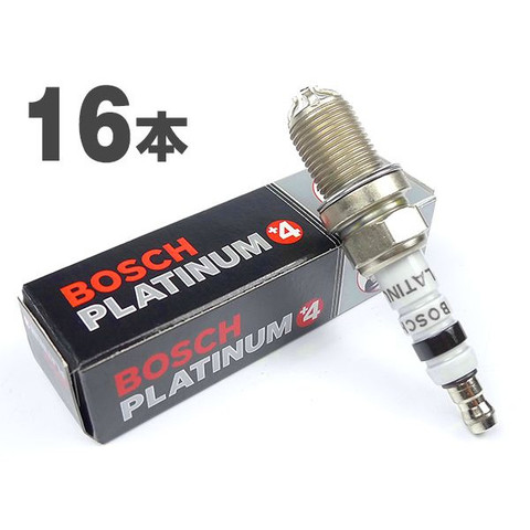 BOSCH PLATINUM+4 ベンツ W220 W210 W211 W215 W219 プラチナプラグ4極 16本セット 0031596603 0041591903 0041595003 4418