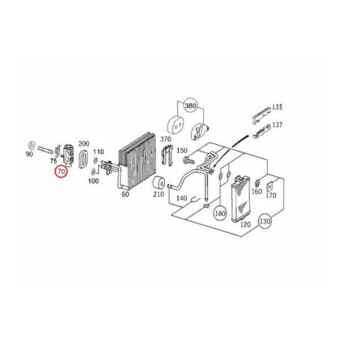 ベンツ R230 W215 W220 Rein製 レシーバードライヤー/リキッドタンク/ドライヤーカートリッジ ＆ ACM製 エキスパンションバルブセット 2208300083 2308300184