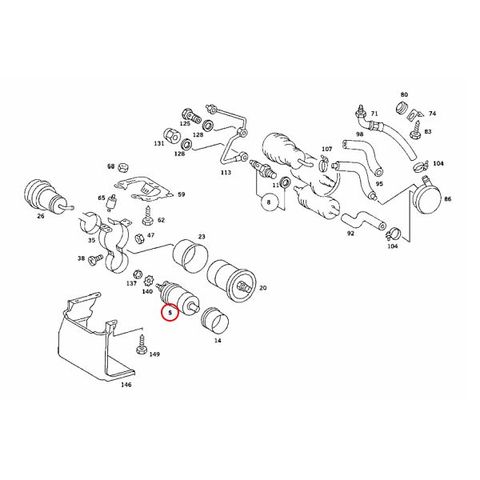 BOSCH製 ベンツ W201 W123 W124 W116 W126 W460 R107 燃料ポンプ/フューエルポンプ 1160900050 0020919701