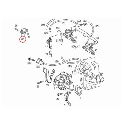 純正 ベンツ マップセンサー/吸気圧センサー/バキュームセンサー 0051535028 0041533228 0061531328 0061539728