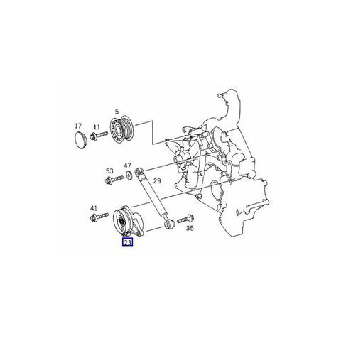 ベンツ OEM ベルトテンショナー M112 M113 V6 V8 エンジン用 1122000970 1122000070 1122000370 1122000670 1122000170