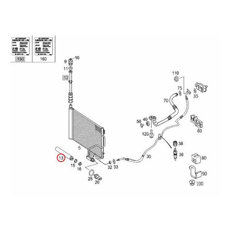 Rein製 ベンツ CLK W209 エアコン レシーバードライヤー/レシーバータンク/リキッドタンク/ドライヤーカートリッジ 2118350047 ACD0201P