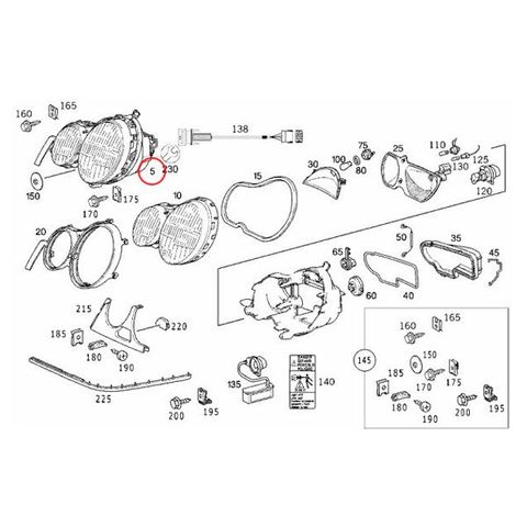 ベンツ Eクラス W210 E230 E240 E320 ヘッドライトトリム左右 クロームメッキ W21015070 2108201161 2108201261 アクセサリー