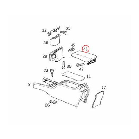 ベンツ Eクラス W210 アームレストカバー バーズアイ 木目パネル Z000001-1 2106801739 E230 E240 E320 4MATIC E400 E430 E55 アクセサリー