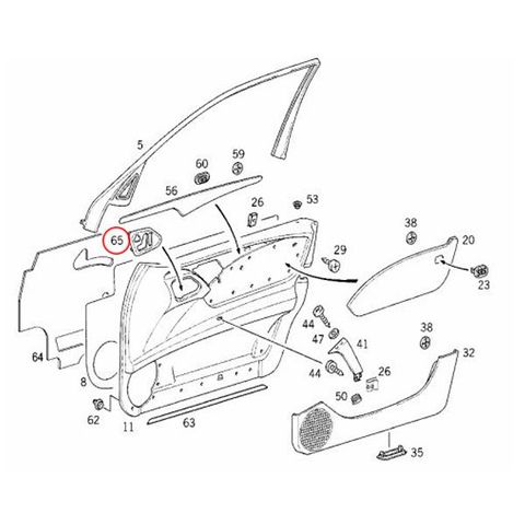 ベンツ Eクラス W210 ドアスイッチカバー(パワーシート＆リアウィンドウスイッチ) バーズアイ 右ハンドル用 2107201148 2107201248 Z000001-2 アクセサリー