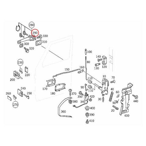 ベンツ Gクラス W463 ゲレンデ メッキアウタードアハンドルカバー 1台分 W46326010 4637600159 4637600359 アクセサリー