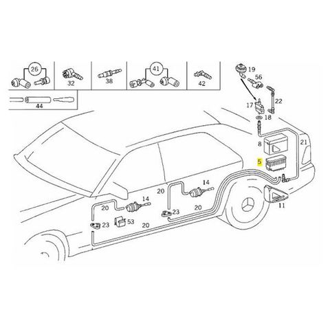 純正 ベンツ Sクラス W140 クロージャーポンプ/クロージングポンプ Genuine 1408000848 0132006325 300SE 400SEL 500SE