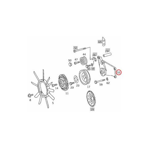 MEYLE製 ベンツ W140 W210 R129 W463 クーリングファンブラケット M104 直6 1042002128 300SE S280 S320 E320 SL320 G320