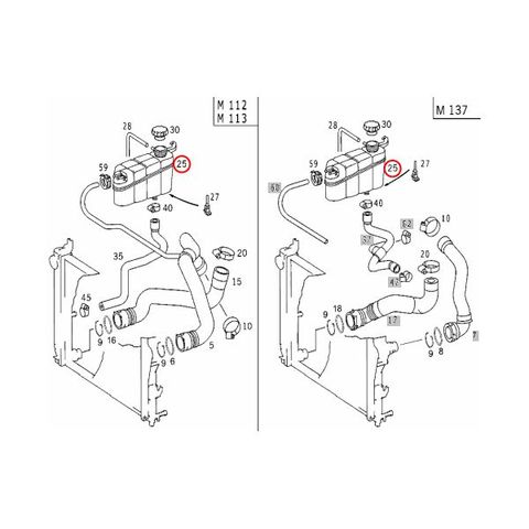 MEYLE製 ベンツ Gクラス W463 ラジエーターサブタンク/エクスパンションタンク 2205000049 G320 G500 G550 G55AMG