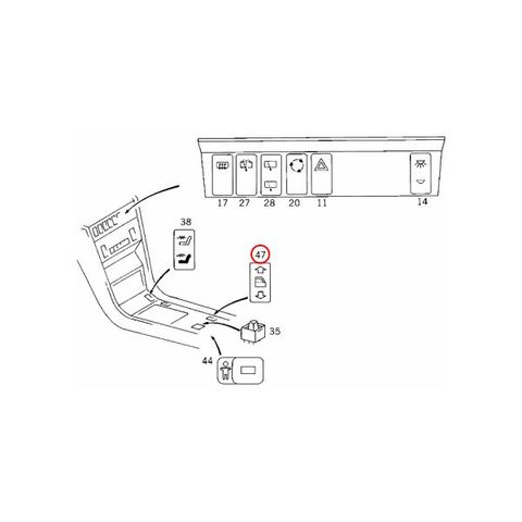 MEYLE製 ベンツ Eクラス W124 パワーウインドウスイッチ リア 右側 1248204710 260E 230TE 300TE E300 300CE