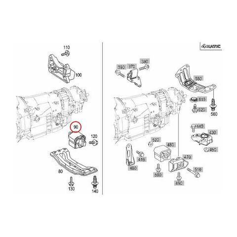 純正OEM LEMFORDER製 ベンツ W218 ミッションマウント 3387501 2202400518 2202400218 1402401318 CLS350 CLS550