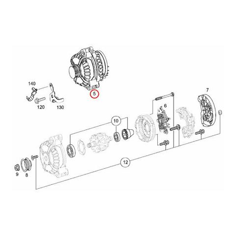 BOSCH製 ベンツ オルタネーター