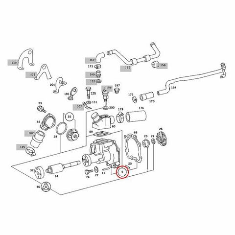 GRAF製 ベンツ ウォーターポンプ