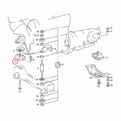 ベンツ エンジンマウント