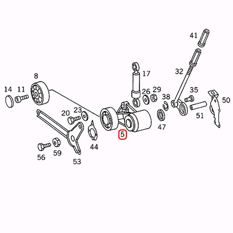 ベンツ Cクラス W202 SL R129 ベルトテンショナー M103 M104 直6エンジン用 1032000870 C280 SL320