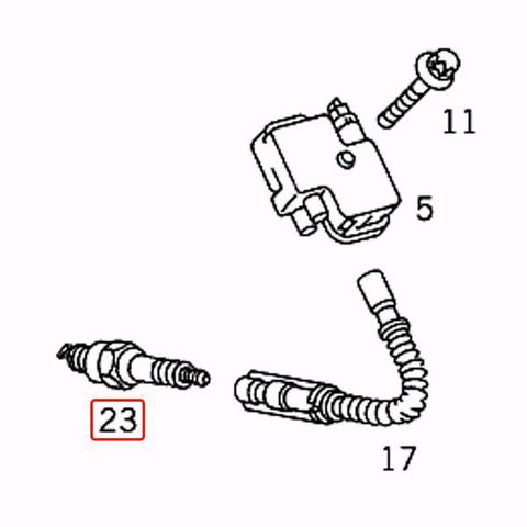 BOSCH製 ベンツ CLK W209 スパークプラグ 4本セット M271 直4 0041594503 FR6MPP332 CLK200KOMPRESSOR