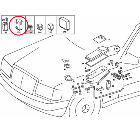 KAE製 ベンツ W201 190E 燃料ポンプリレー フューエルポンプリレー 0015457705 0015457805 3301520