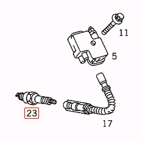 純正OEM BOSCH製 ベンツ SL R230 スパークプラグ 16本 M113 V8 M271 直4 エンジン 0041591303 SL55AMG