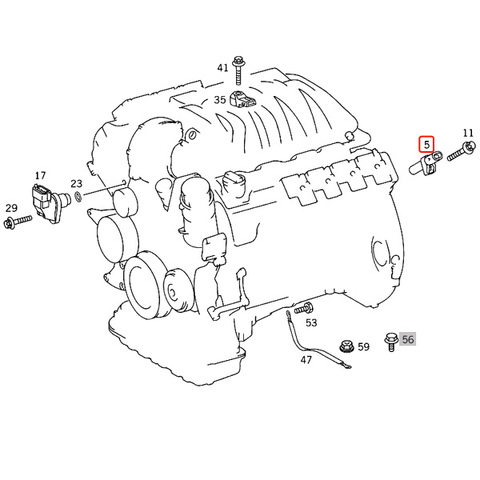 TPI-Trueparts CLK A208 C208 クランクカクセンサー/クランク角センサー/クランクシャフトポジションセンサー 0031539528 0031539628 CLK320