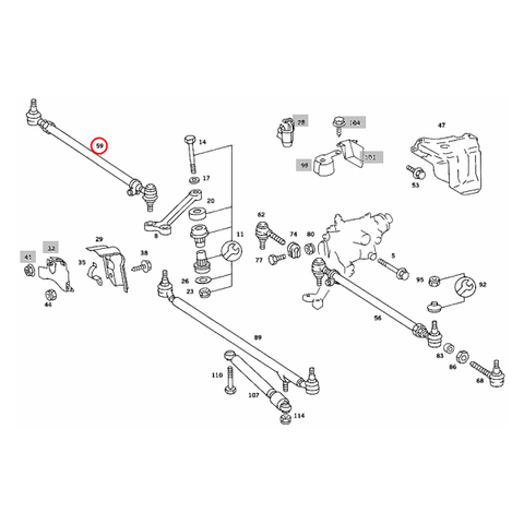 MEYLE ステアリングタイロッド ASSY