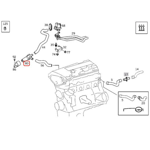 ベンツ SLK  R170 ヒーターポンプ/温水循環ポンプ/ウォーターポンプ 0018351364 0018351164 stk324 SLK230 SLK320 SLK32AMG