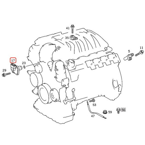 febi bilsteinベンツSクラスW140W220カムシャフトセンサー/カムカクセンサー0031538328  29547 500SE500SEL600SELS430S500S600S55AMG