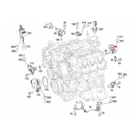 純正OEM MAHLE-BEHR製 ベンツ W126 W140 W124 W202 C140 R129 W463 W201 水温センサー/テンプセンサー/テンプスイッチ 0085424517