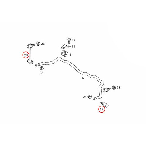ベンツ フロント スタビライザーリンク
