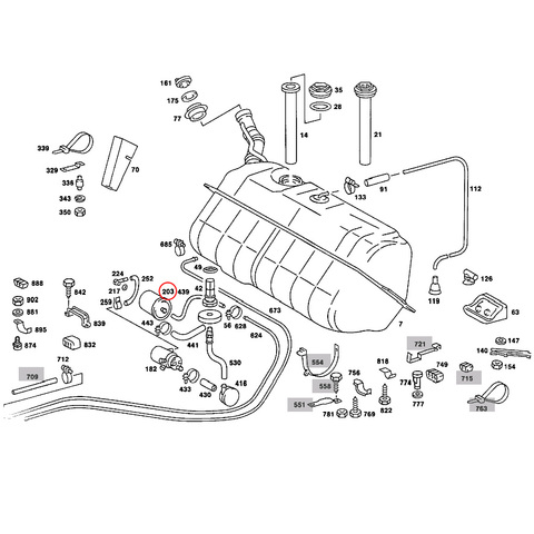 ベンツ 燃料フィルター