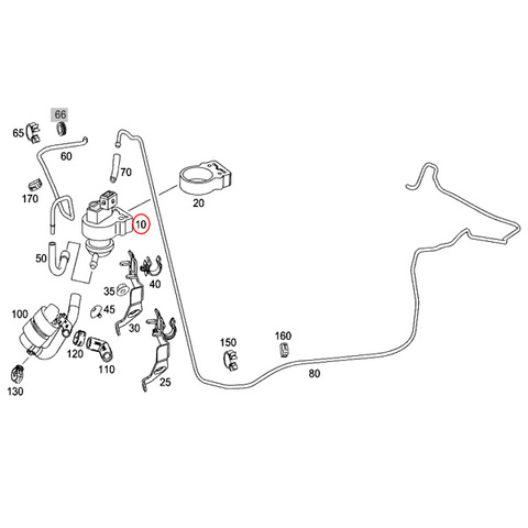 純正 ベンツ パージバルブ