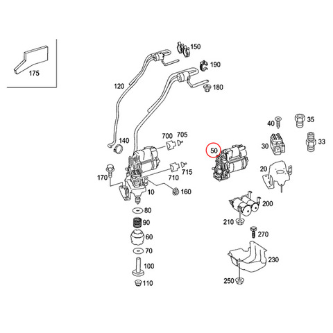 ベンツ エアサスコンプレッサー