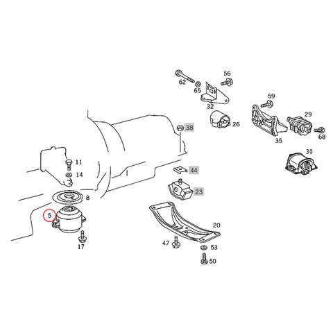 URO製 ベンツ エンジンマウント