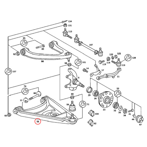 ベンツ フロント ロアアーム