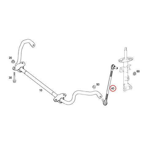 ベンツ フロント スタビライザーリンク