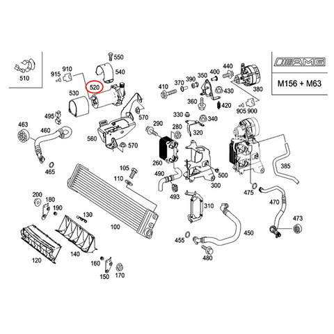 ベンツ インタークーラー用 ウォーターポンプ