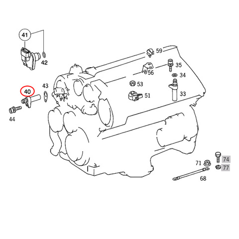 ベンツ カムシャフトセンサー