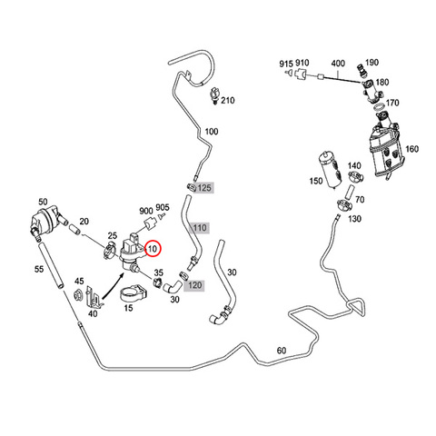 ベンツ パージバルブ