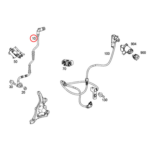 ベンツ フロント ABSセンサー
