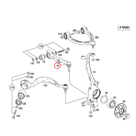 ベンツ フロント ロアアーム
