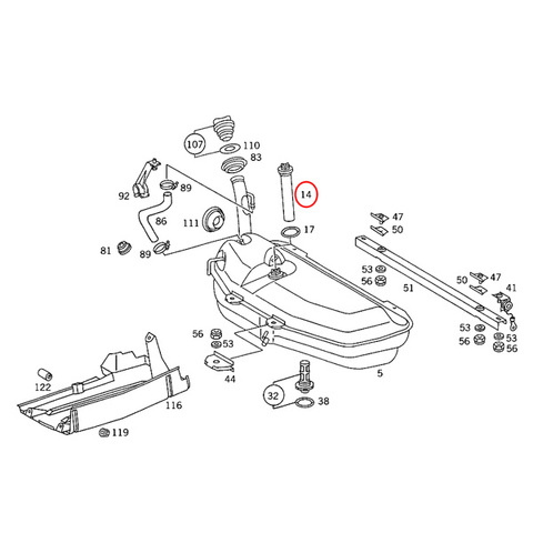 ベンツ 燃料レベルセンサー ＜ ベンツパーツ専門プロテックオートショップ