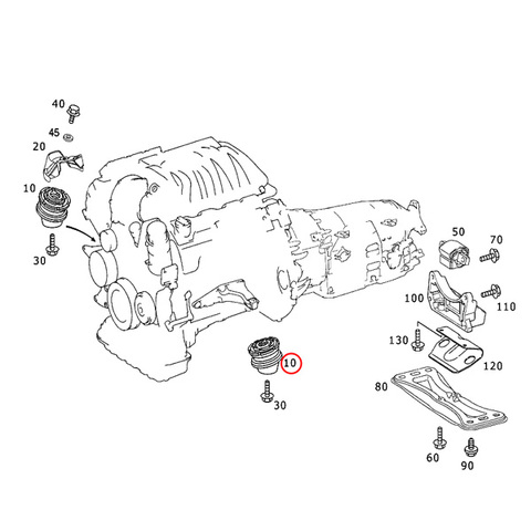 ベンツ エンジンマウント