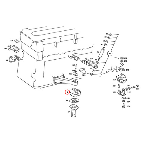 ベンツ エンジンマウント